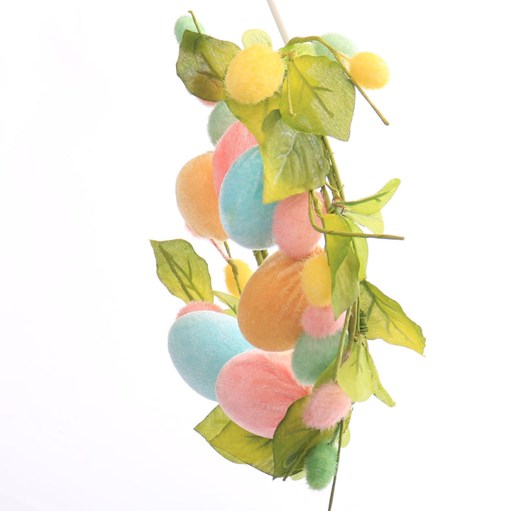 Pastel Velvet Easter Egg Candle Ring