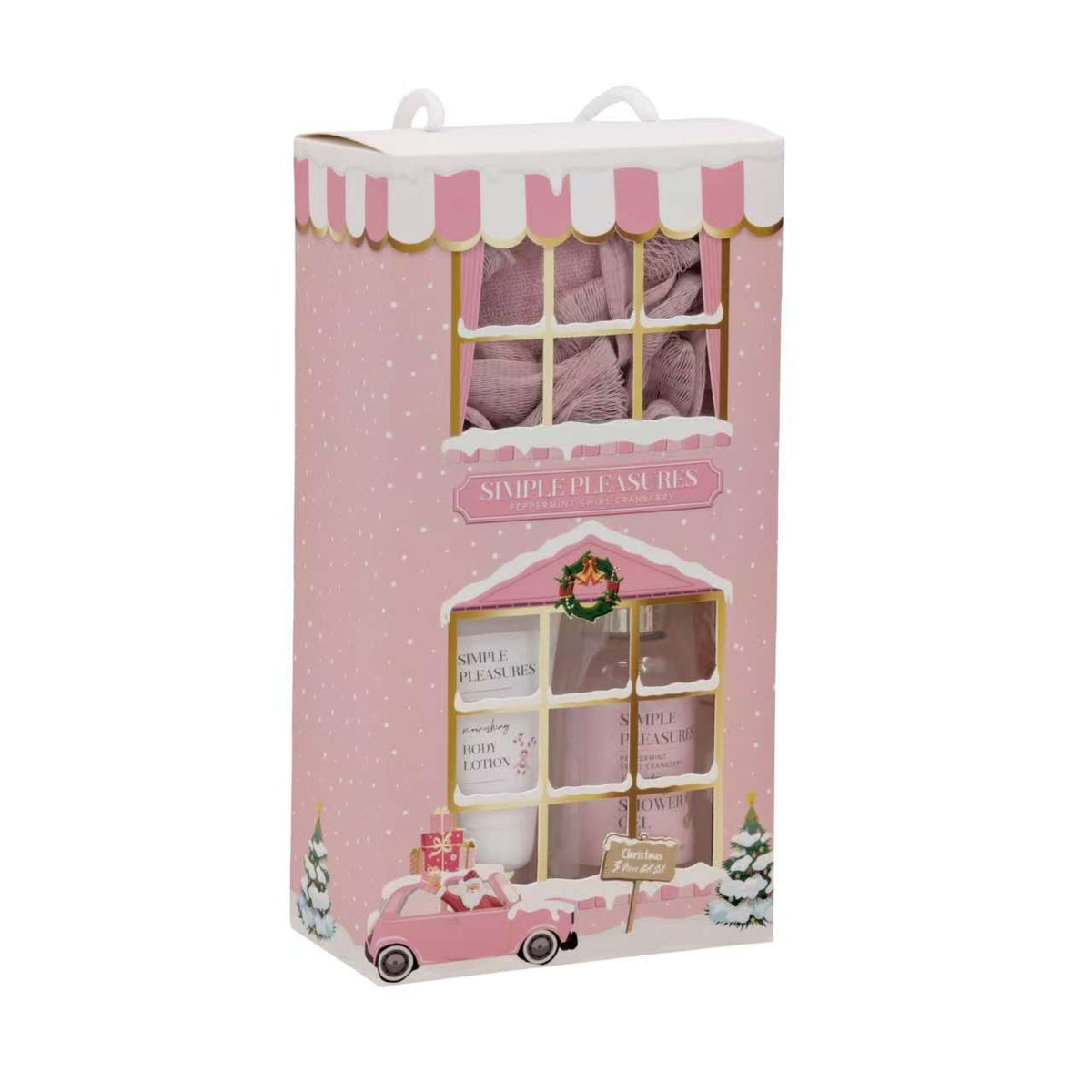 Peppermint Christmas Bath and Body Gift Set