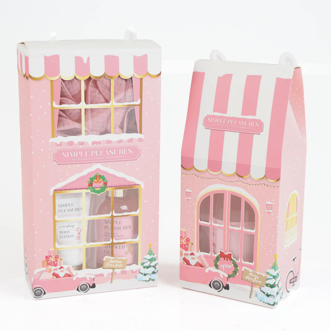 Peppermint Christmas Bath and Body Gift Set