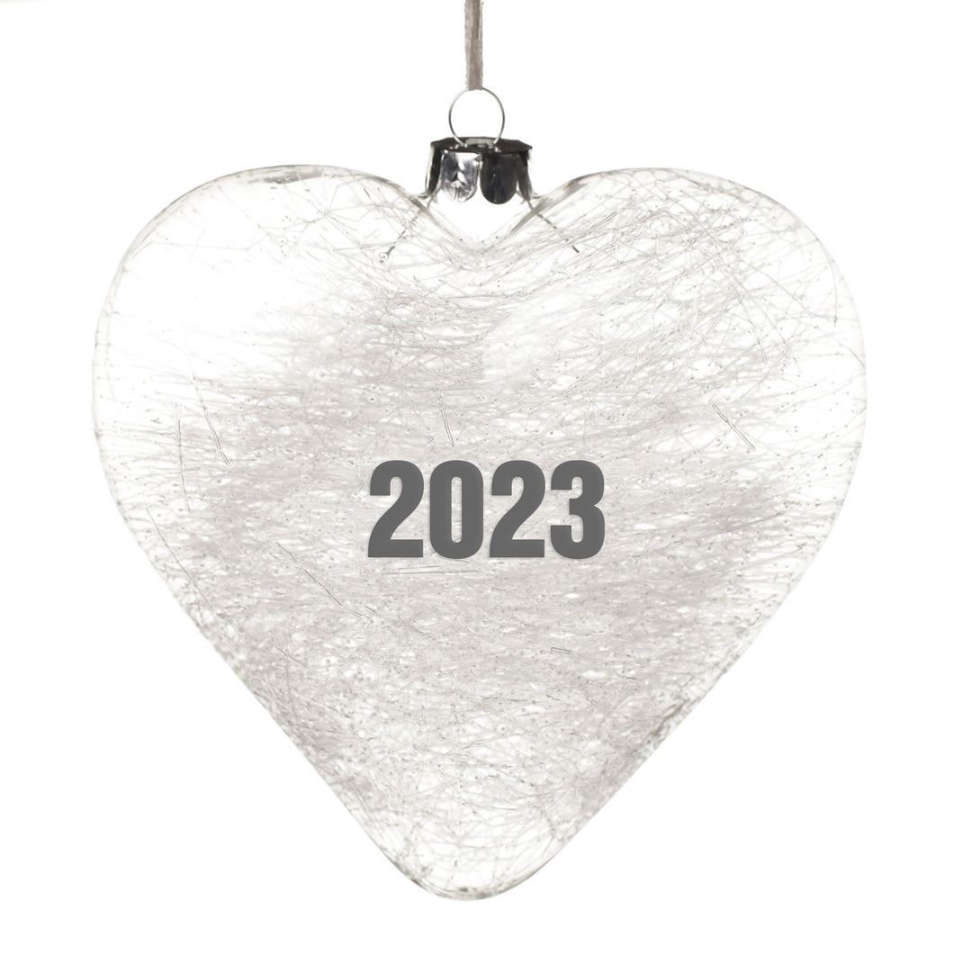 Personalised Dog Glass Heart - Love is a Four Legged Word