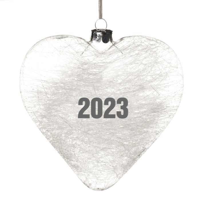 Personalised Dog Glass Heart - Love is a Four Legged Word