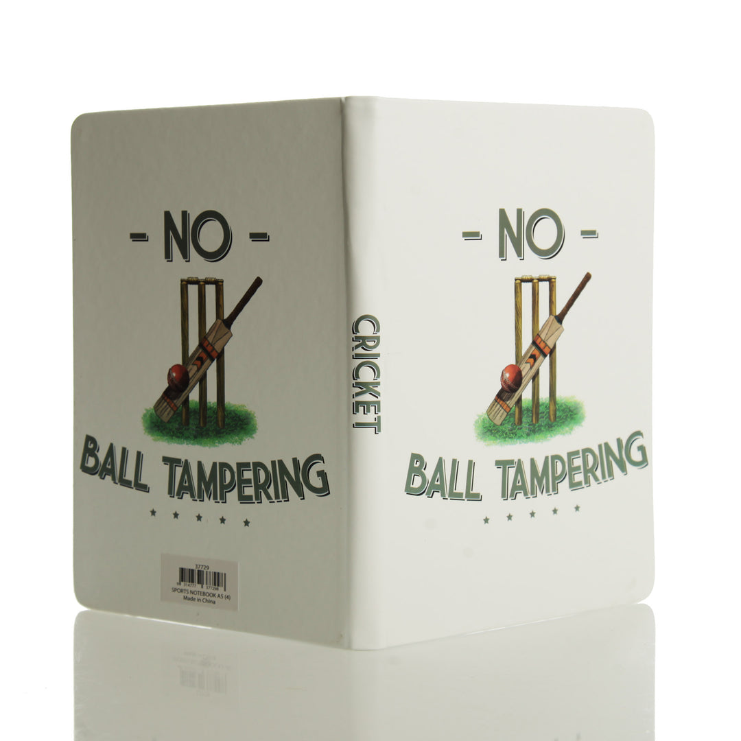  Personalised A5 Sports Notebook - Cricket