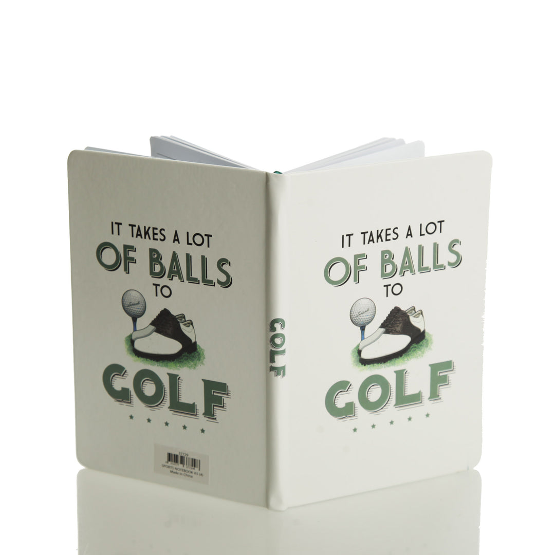  Personalised A5 Sports Notebook - Golf