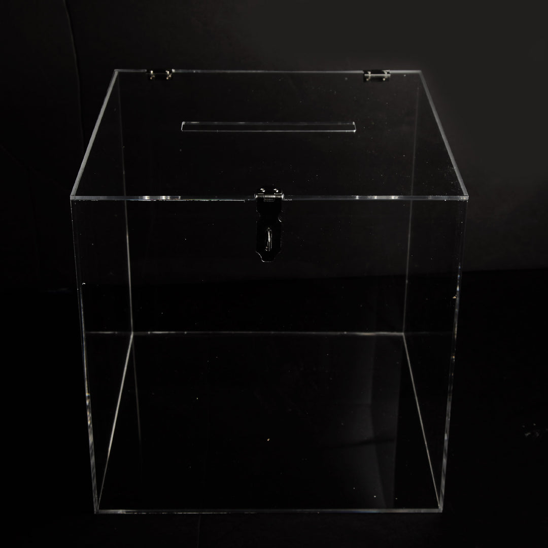 Personalised Acrylic Wedding Wishing Well Box