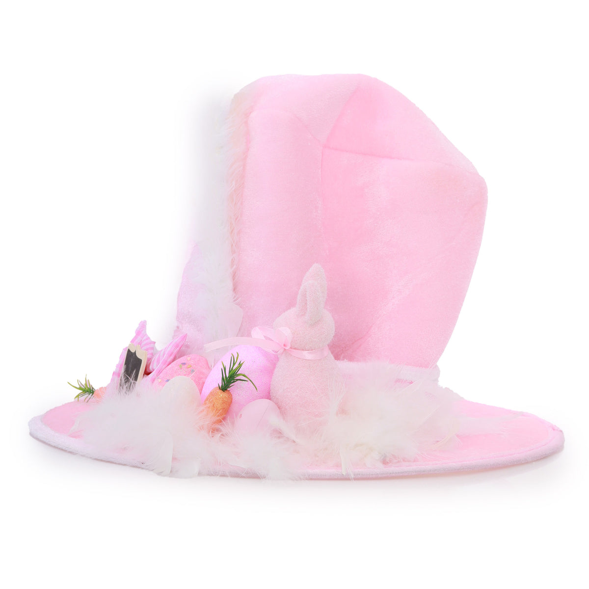 Personalised Baby Pink Easter Bunny Ears Hat