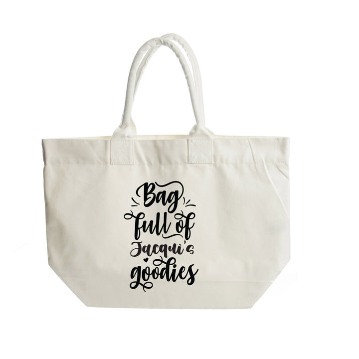Personalised Bag Full of Goodies Canvas Deck Bag