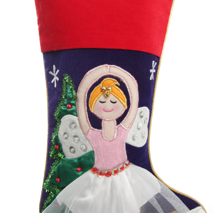 Personalised Ballerina Christmas Stocking
