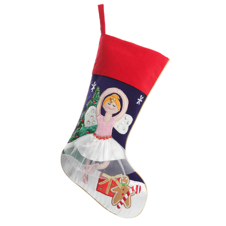 Personalised Ballerina Christmas Stocking
