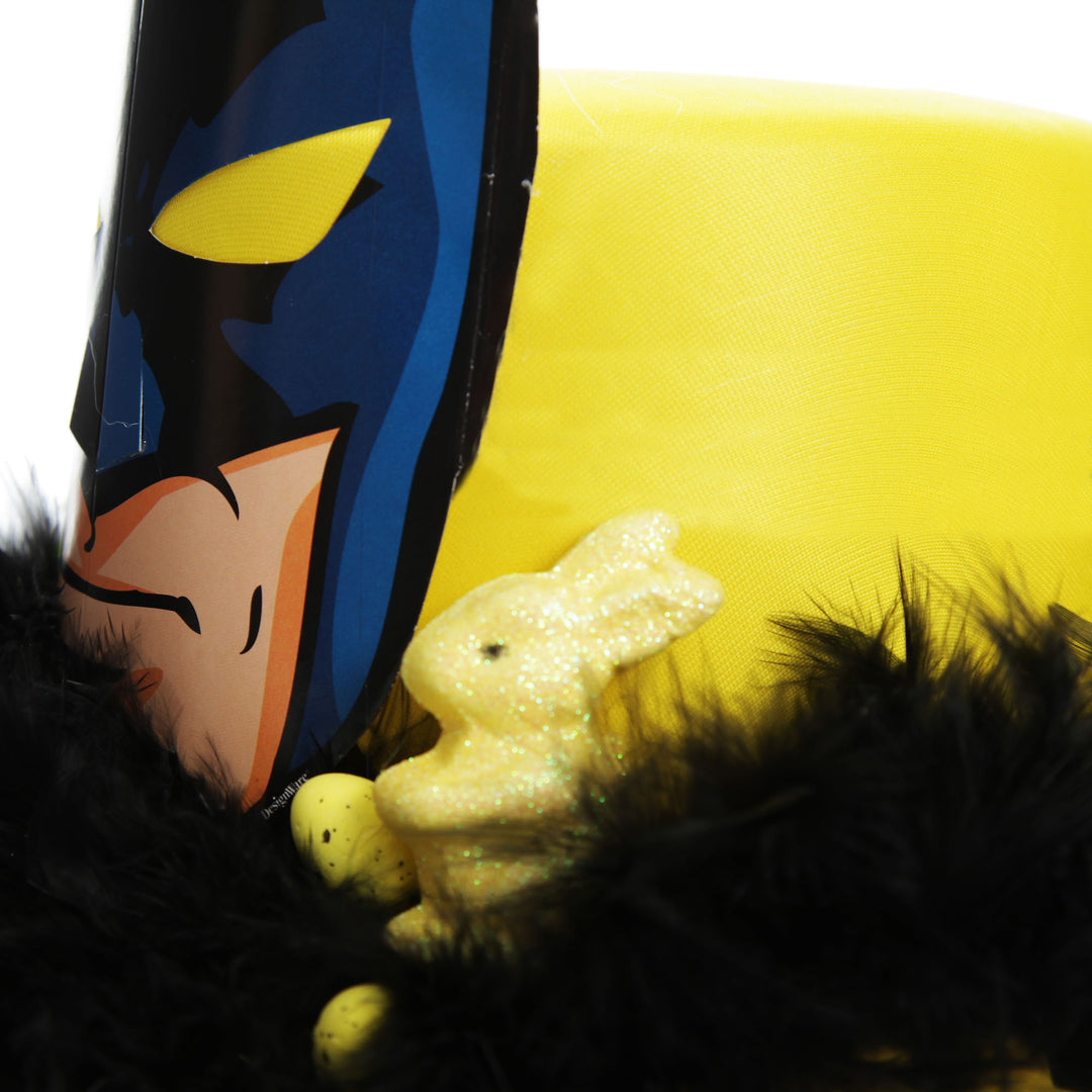 Personalised Yellow Batman Easter Hat