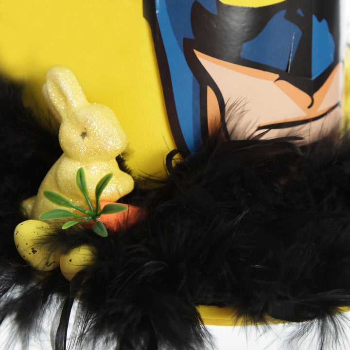 Personalised Yellow Batman Easter Hat