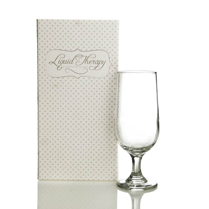 Personalised 70th Milestone Birthday Beer Glass – Vintage Design Laser Etched