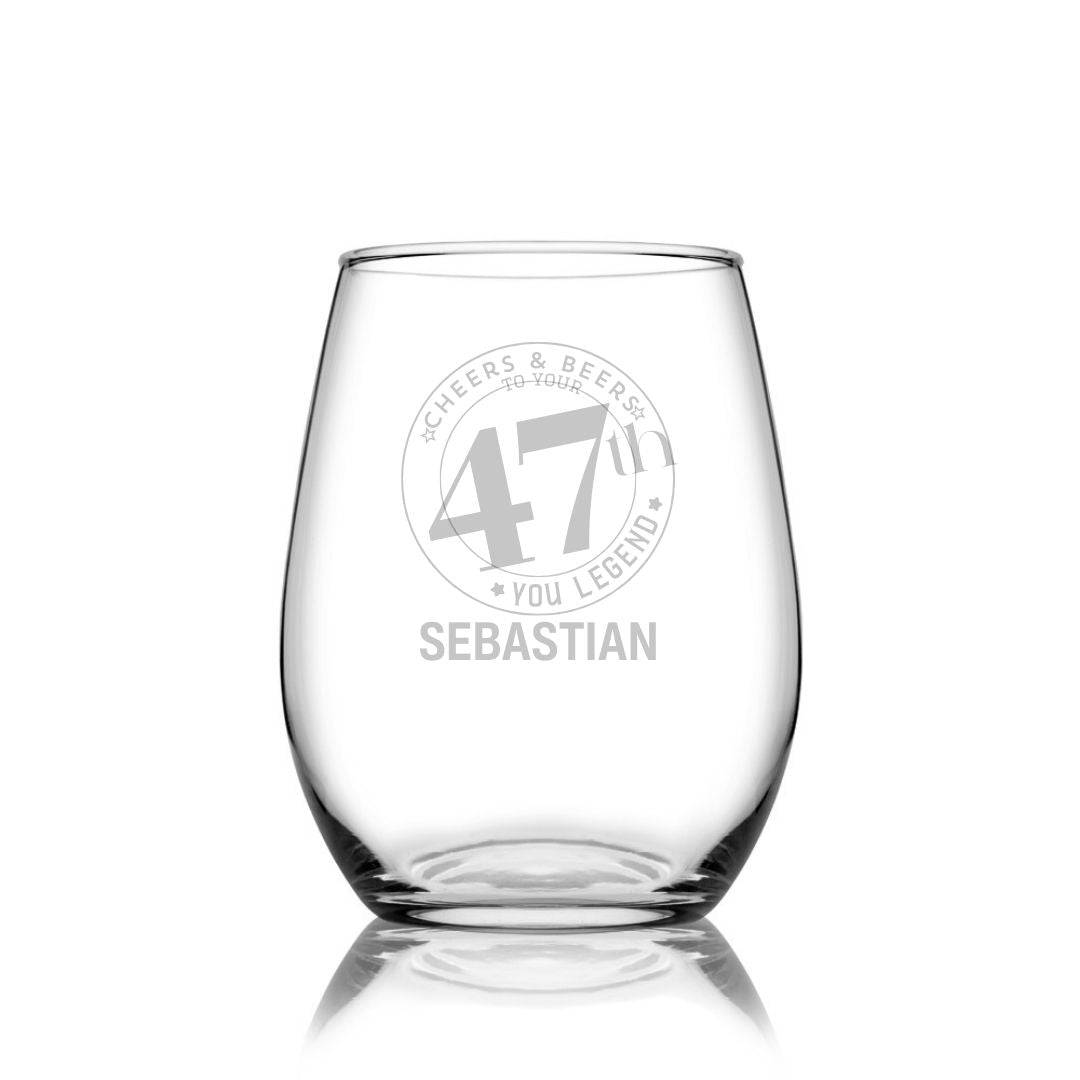 personalised-birthday-stemless-wine-glass-fun-design-laser-etched