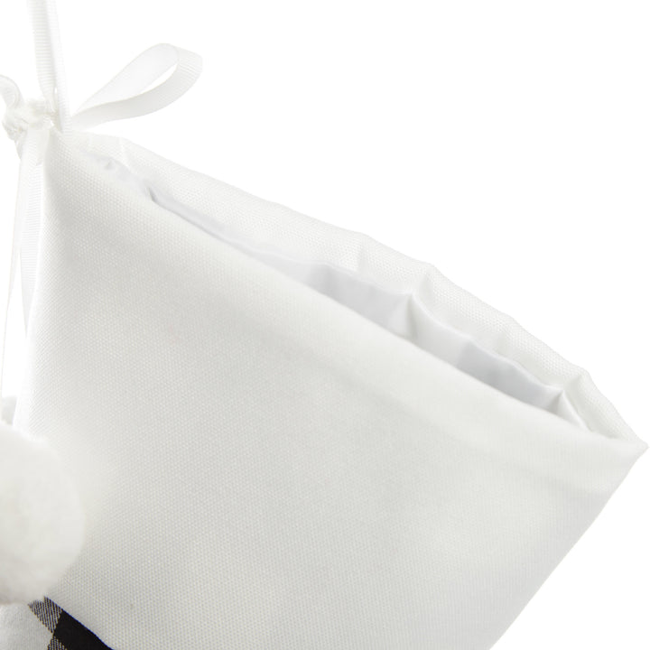 Black and White Buffalo Check Christmas Stocking Bundle