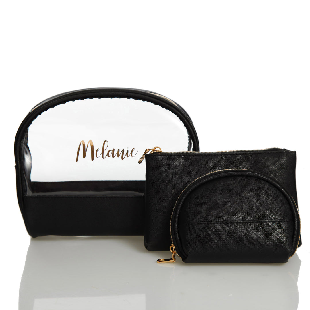 Personalised Black Beauty Case Trio