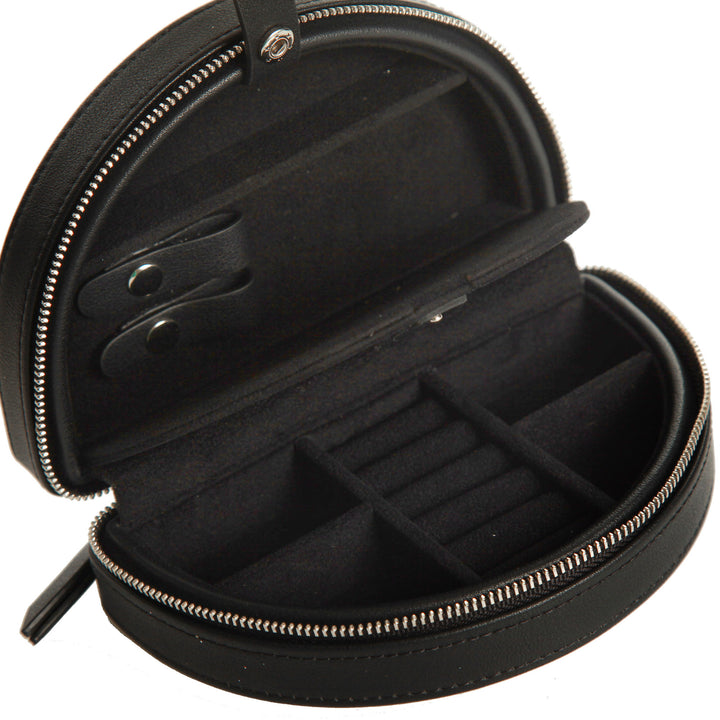 Personalised Black Curved Travel Jewellery Case