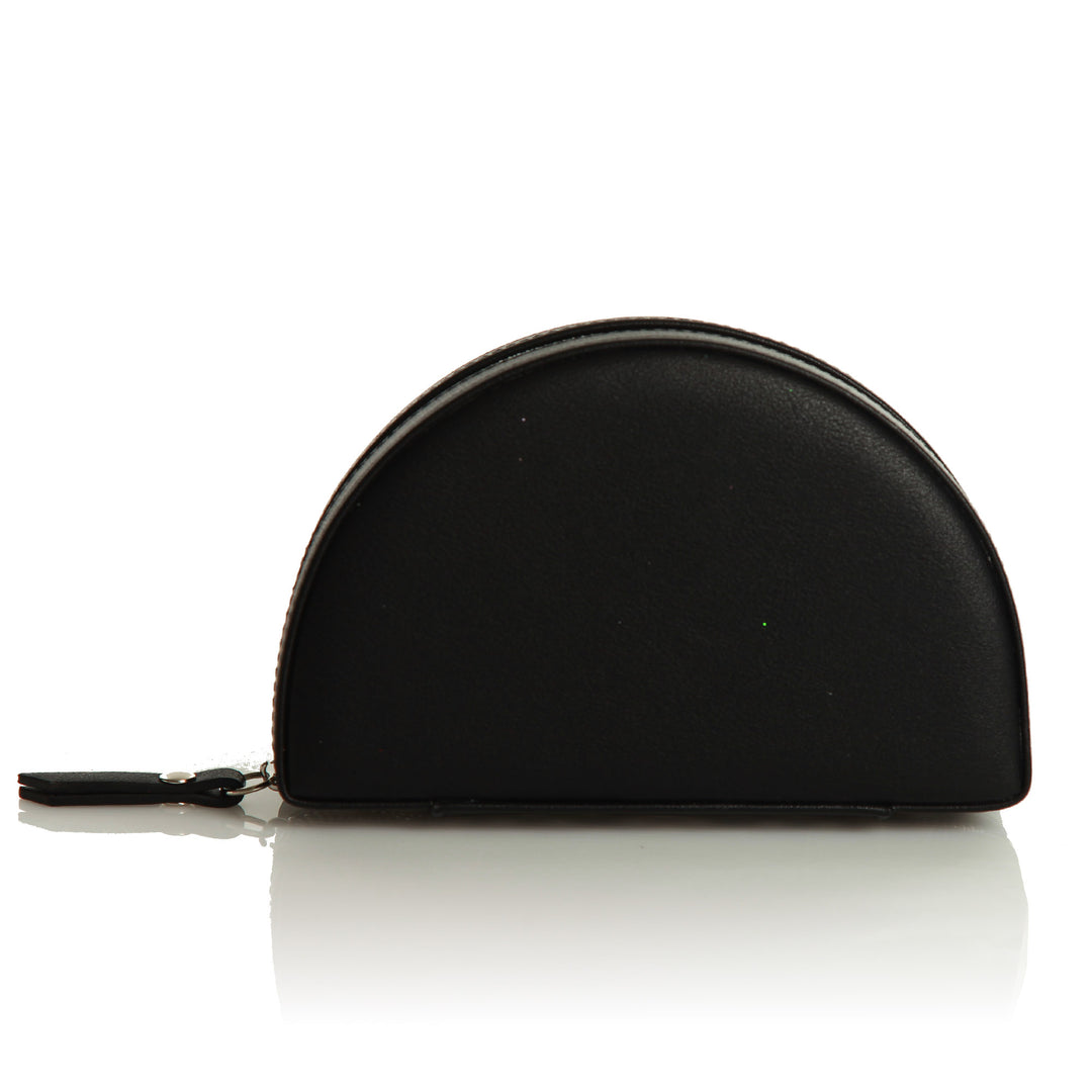 Personalised Black Curved Travel Jewellery Case