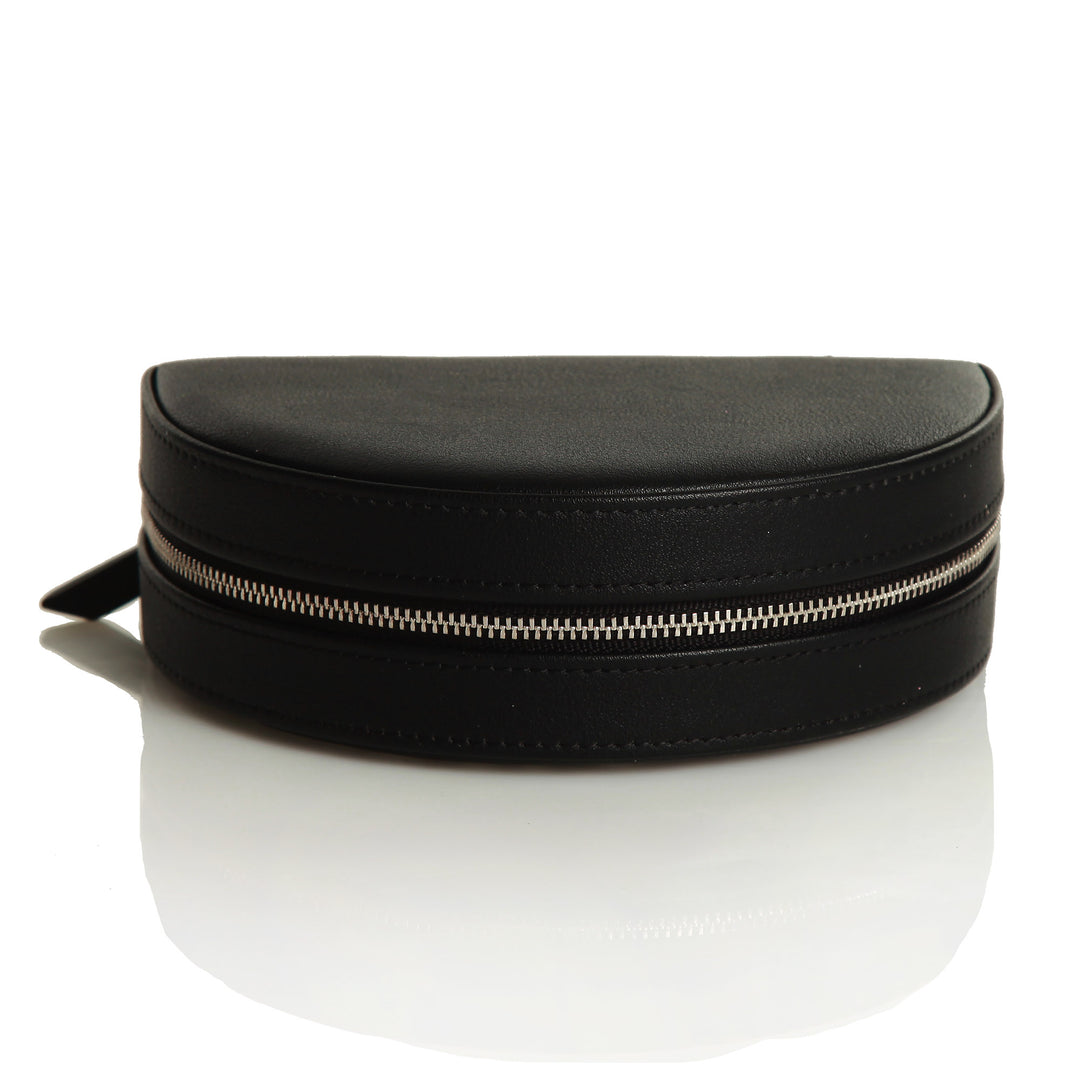 Personalised Black Curved Travel Jewellery Case
