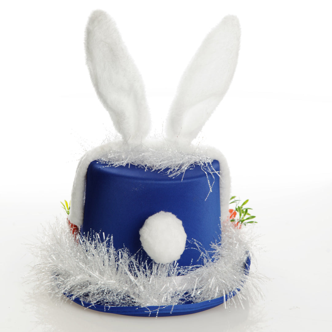 Personalised Blue Easter Bunny Top Hat