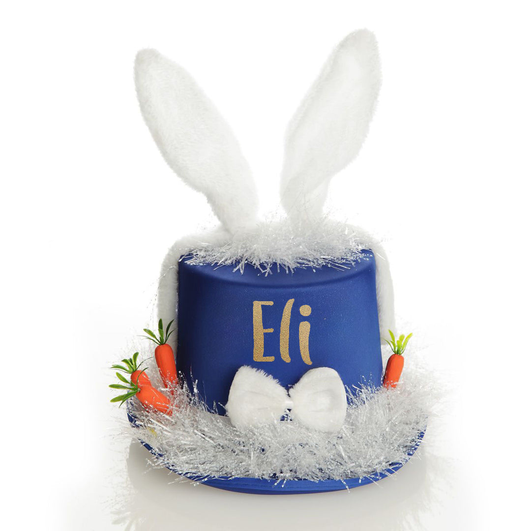 DIY Personalised Blue Easter Bunny Top Hat Kit