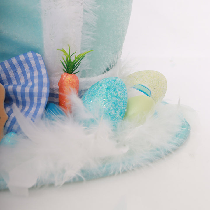 Personalised Blue Easter Bunny Ears Hat