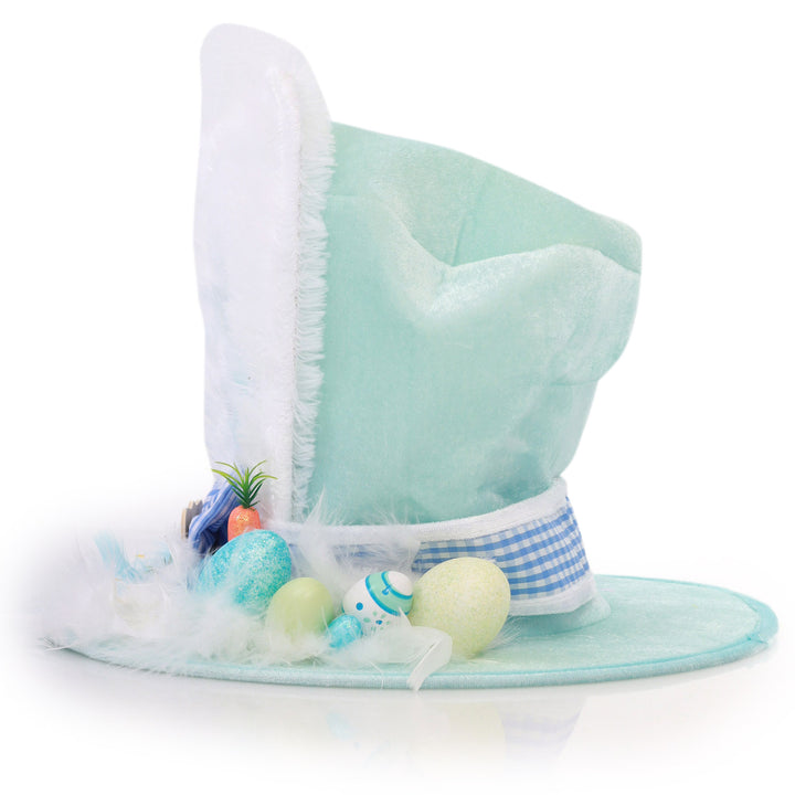 Personalised Blue Easter Bunny Ears Hat