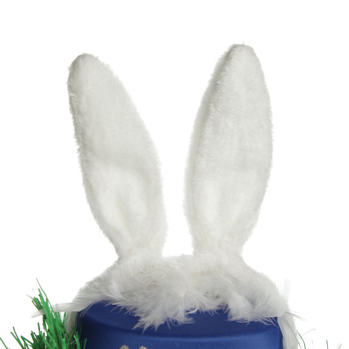 Personalised Blue Easter Bunny Top Hat