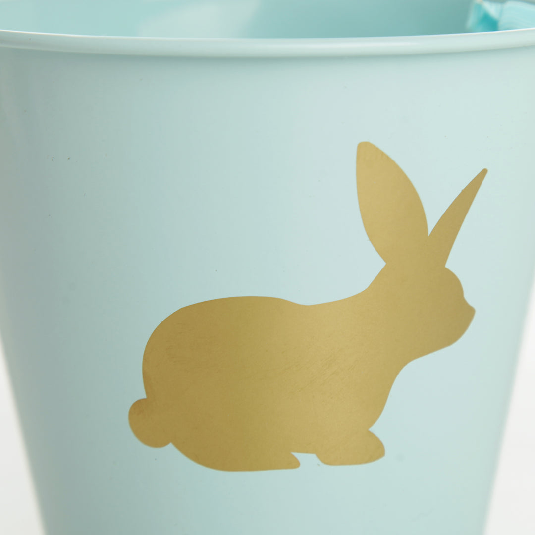 Personalised Blue Easter Bucket