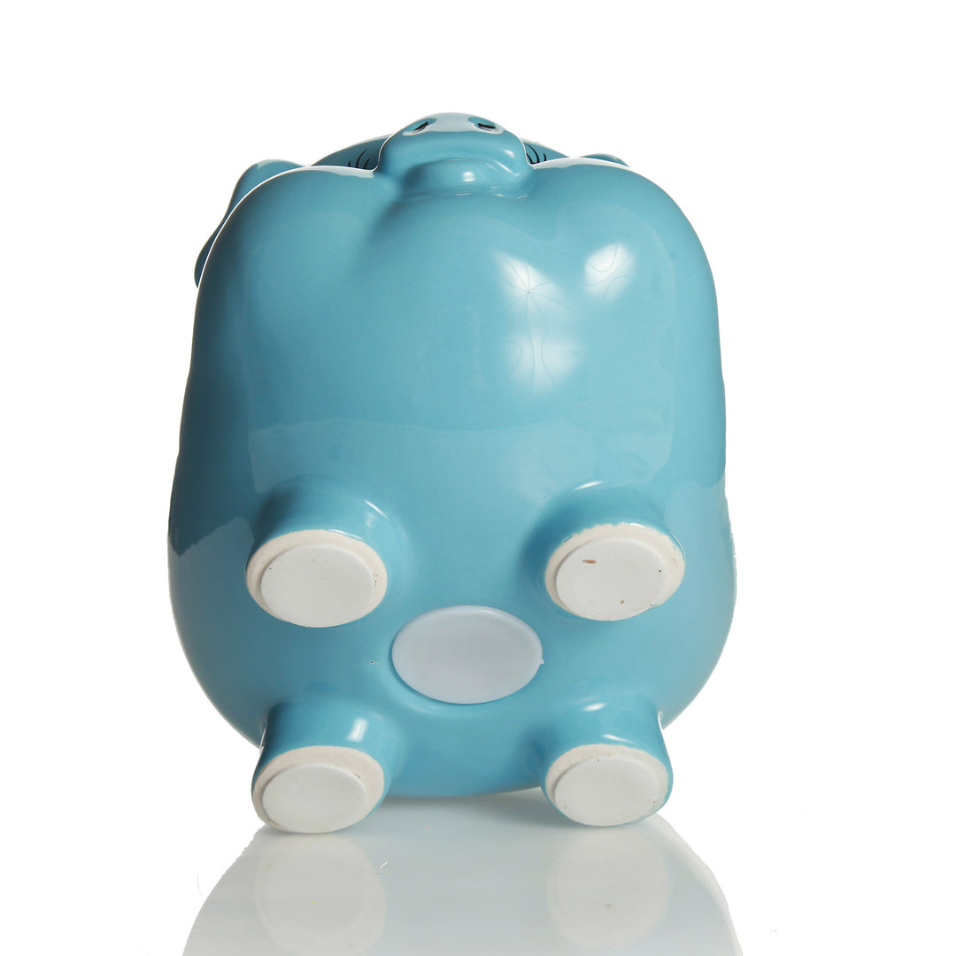 Personalised Blue Piggy Bank