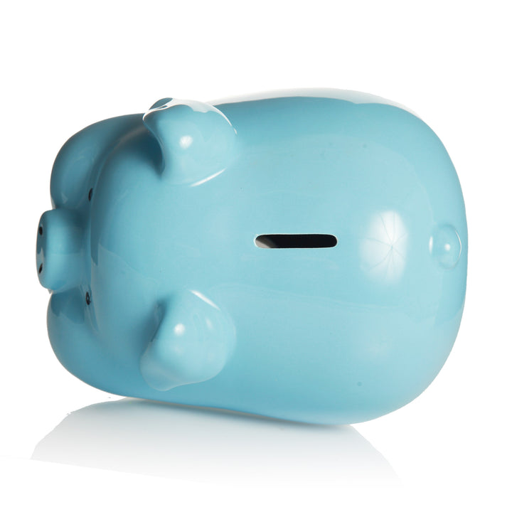 Personalised Blue Piggy Bank