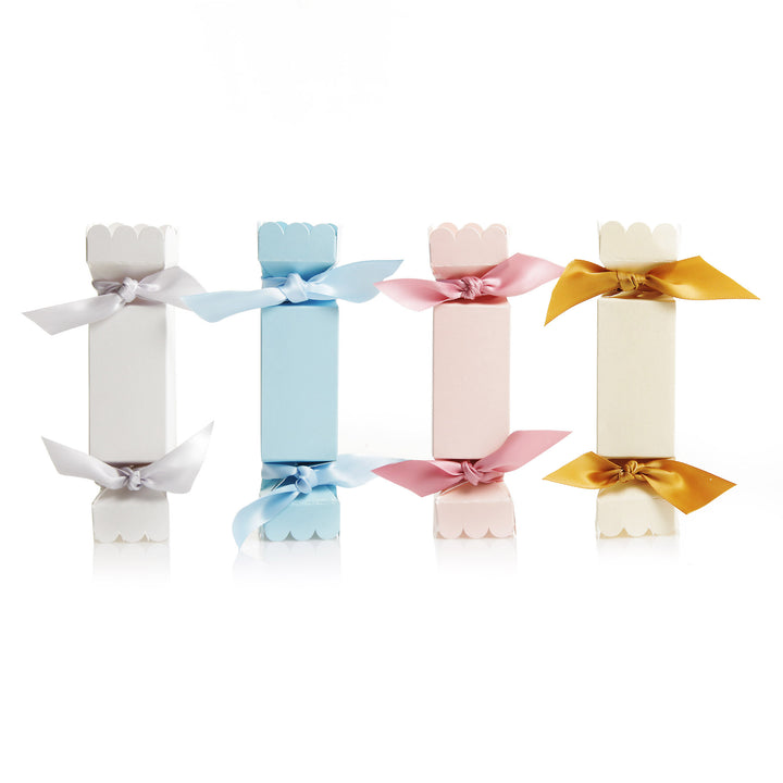 Personalised Baby Pink Square Bon Bon Gift Box Bonbonniere