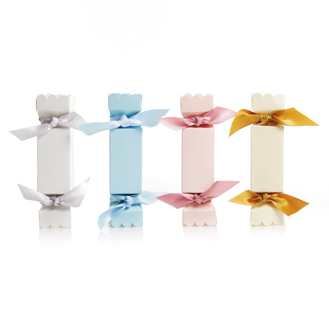 Personalised Blue Square Bon Bon Gift Box Bonbonniere