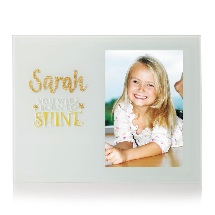 Personalised Photo Frame - Born to Shine