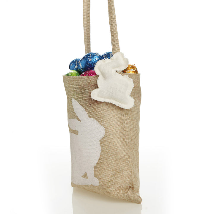 White Linen Bunny Tag