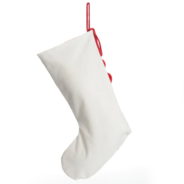 Personalised Candy Cane Stripe Christmas Stocking