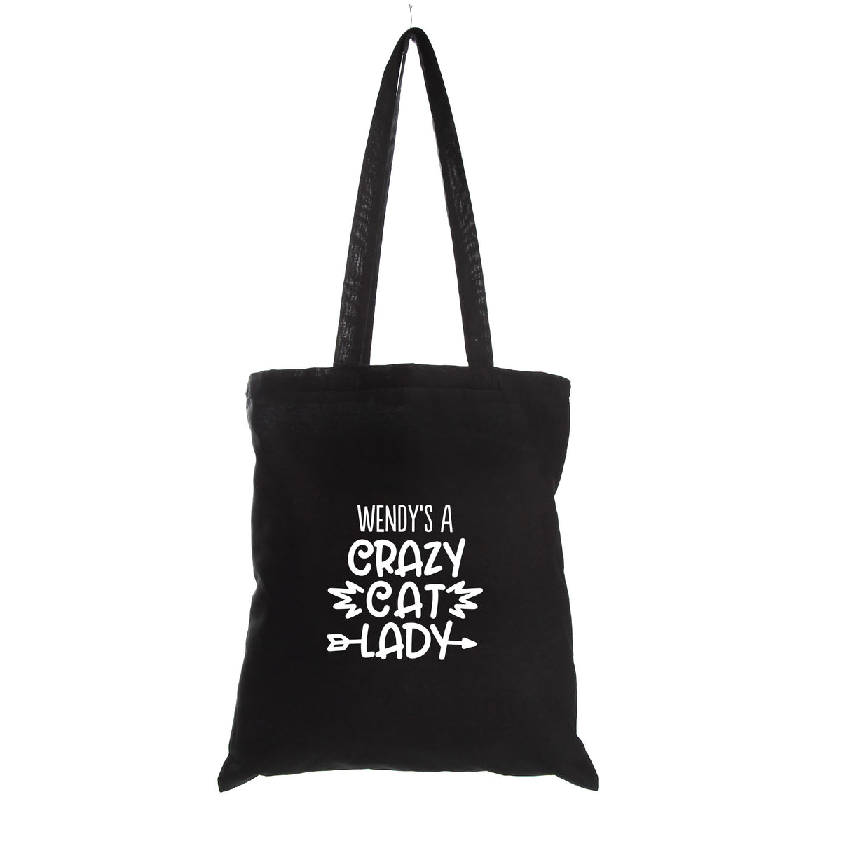 Personalised Crazy Cat Lady Calico Tote Bag