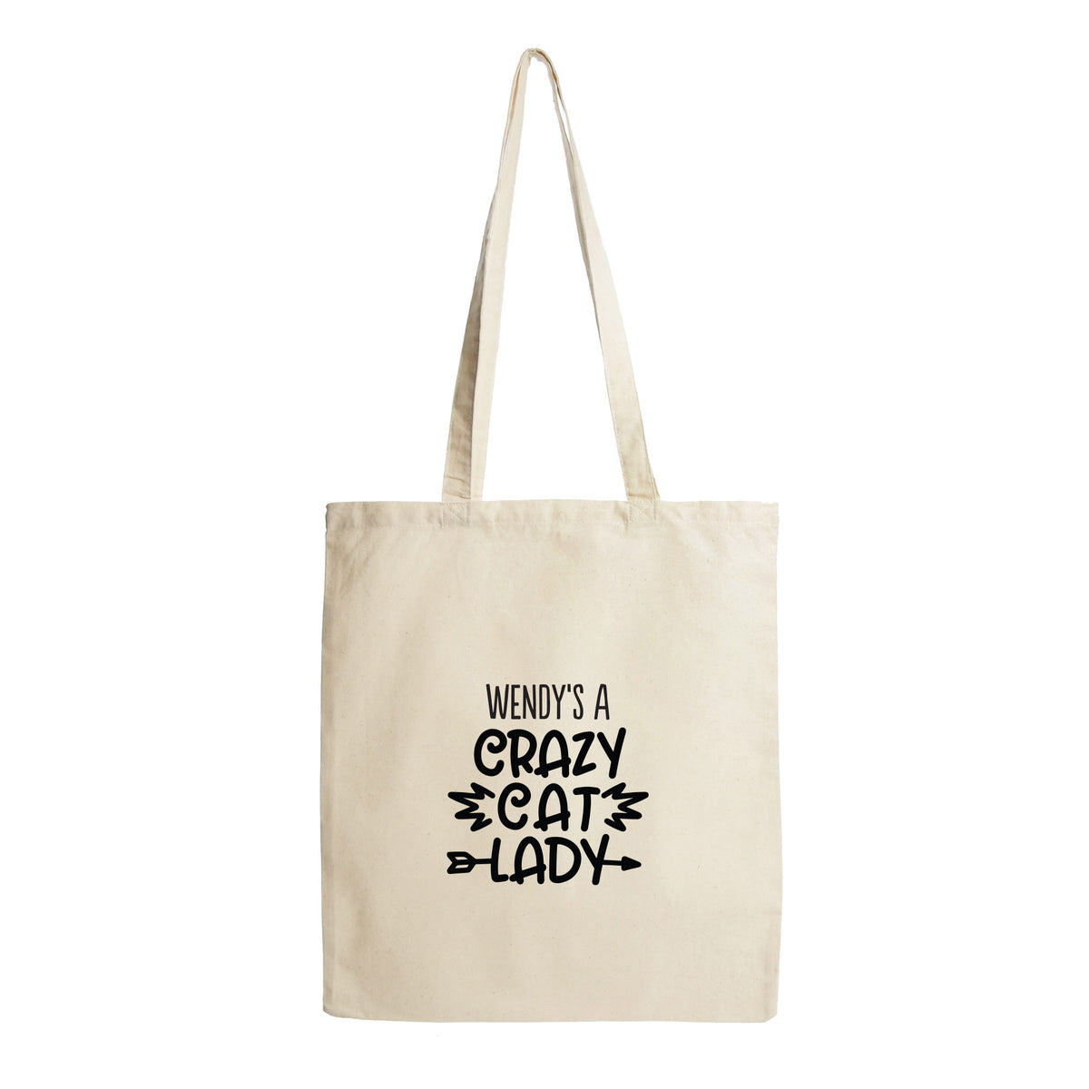 Personalised Crazy Cat Lady Calico Tote Bag
