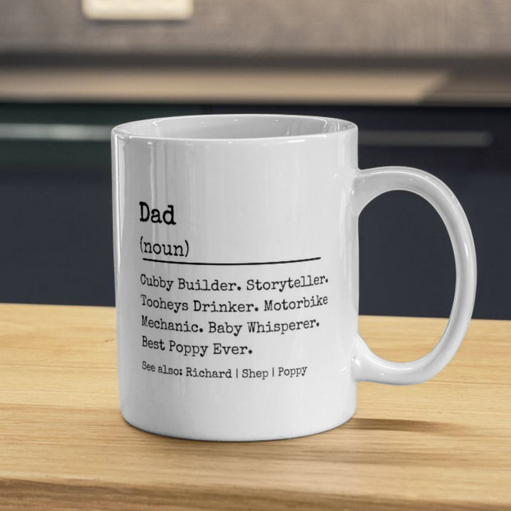 Personalised Dad Definition Mug 