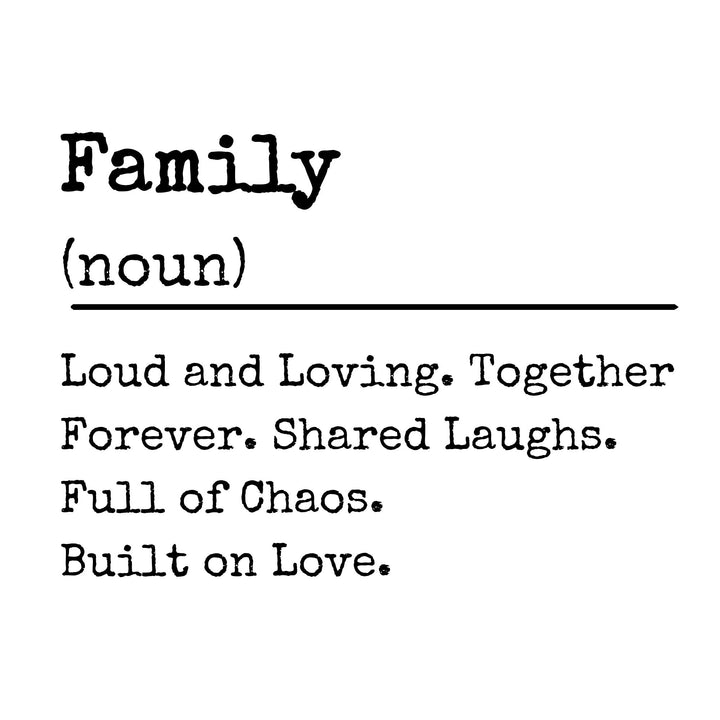 Personalised Family Definition Mug