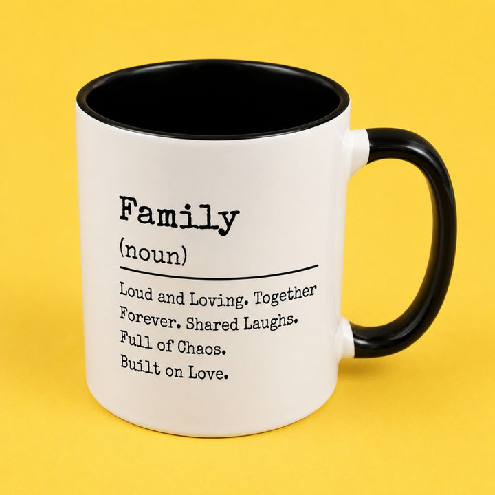 Personalised Family Definition Mug