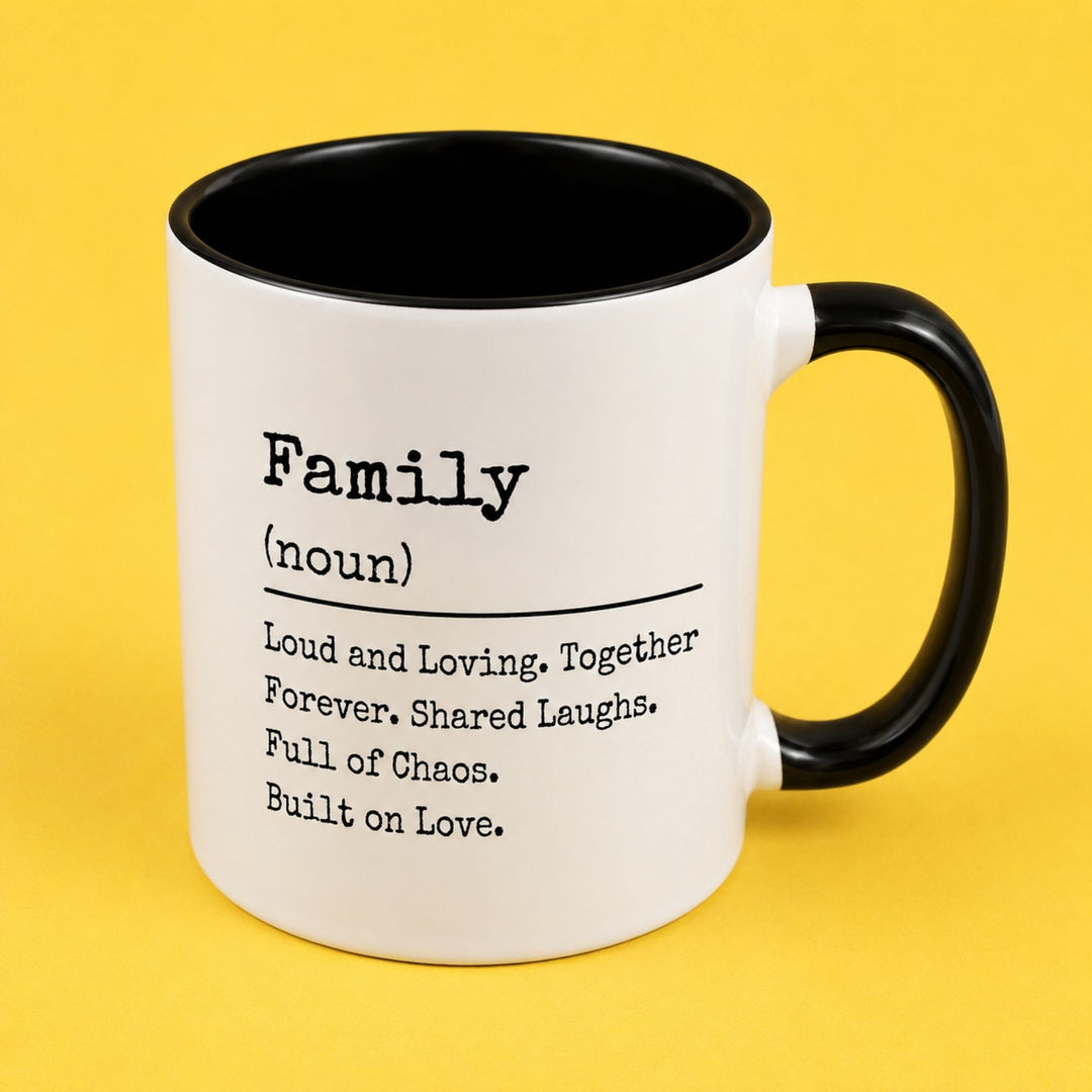 Personalised Family Definition Mug