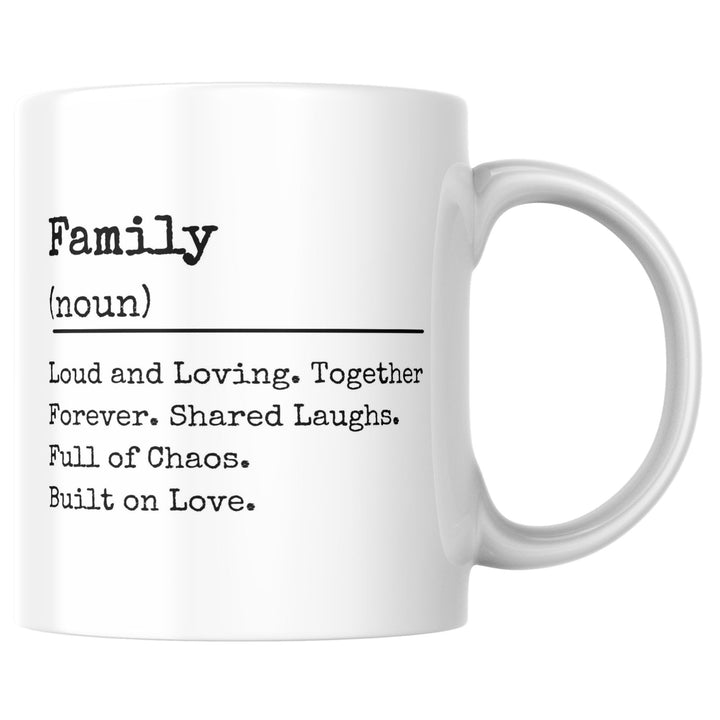 Personalised Family Definition Mug