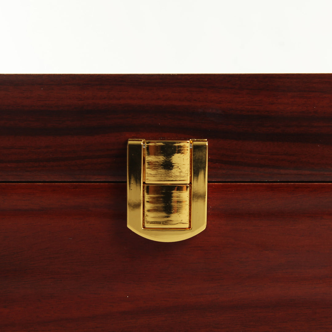 Personalised Deluxe Jarrah Watch Box - 12 Compartment
