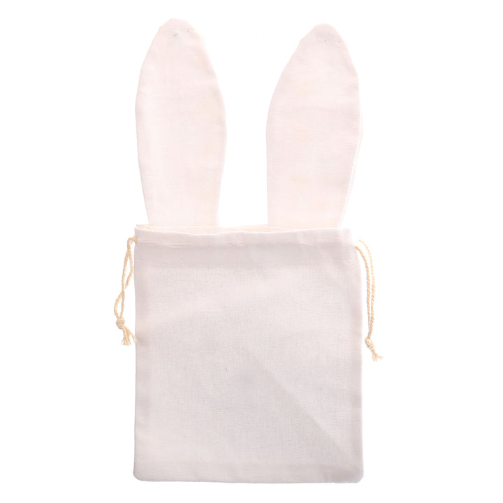 Personalised Dotted Ears Canvas Easter Gift Bag