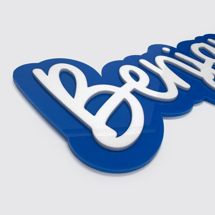 Personalised Double Laser Cut Layered Name Plaque