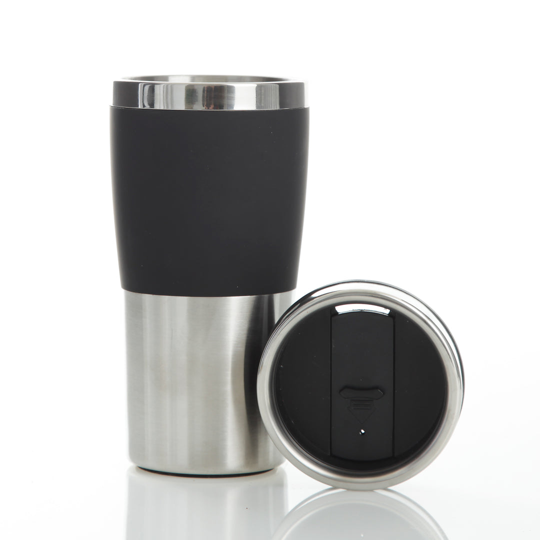 Personalised Double Wall Travel Mug - Lid Detail