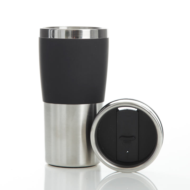 Personalised Double Wall Travel Mug - Lid Detail