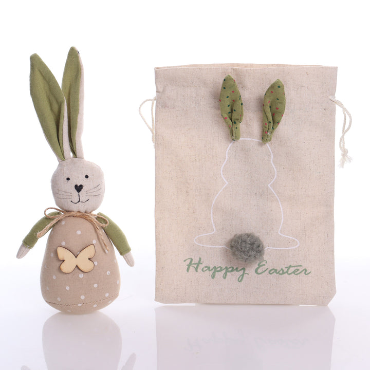 Draw String Easter Bag and Joey Rabbit Gift Pack