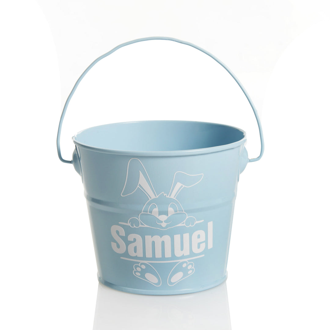 Personalised Easter Bucket - Peeking Bunny