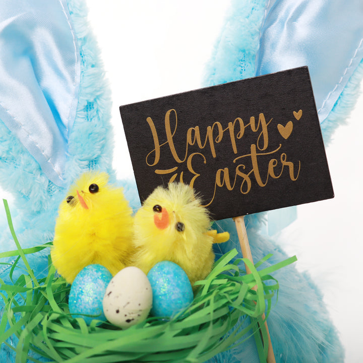 Personalised Easter Hat with Ears and Feathers