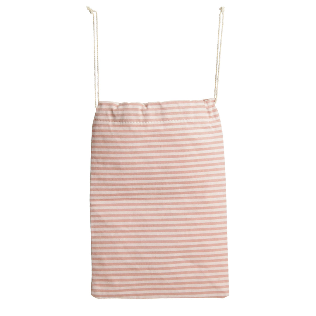 Personalised Easter Pink Striped Bag with Bunny Design